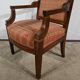 Fauteuil en Acajou Massif, époque Directoire – Début XIXe
