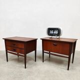 Webe bedside tables by Louis van Teeffelen, Holland 1960