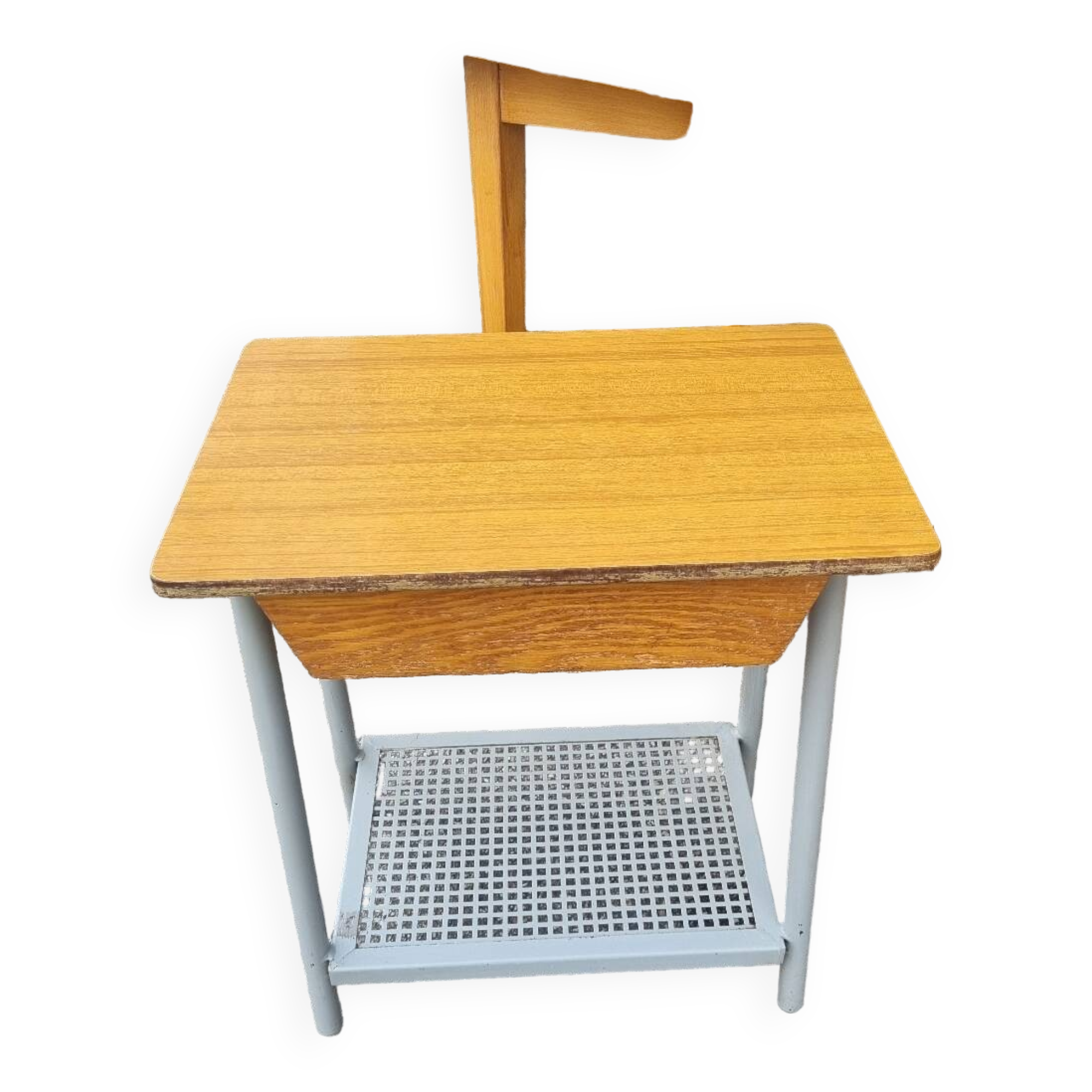 Antique Small Vintage Modernist Bedside Table