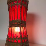 Lamp to be placed in rattan