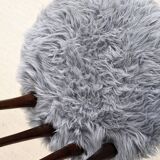 Blue Moumoute chair from the 60s.