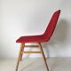 Chaises hongroises du milieu du siècle, chaises latérales de Judit Burian et Erika Szek, années 1950