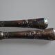 24 COUTEAUX TABLE & DESSERT METAL ARGENTE ORFEVRE FRIONNET FRANCOIS LOUIS XV