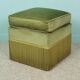 Velvet pouf