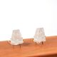 Pair of glass desk lamps by J.T. Kalmar