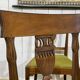 Set of 6 Directoire style cherry wood chairs, 1960s.