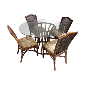 Maugrion rattan set
