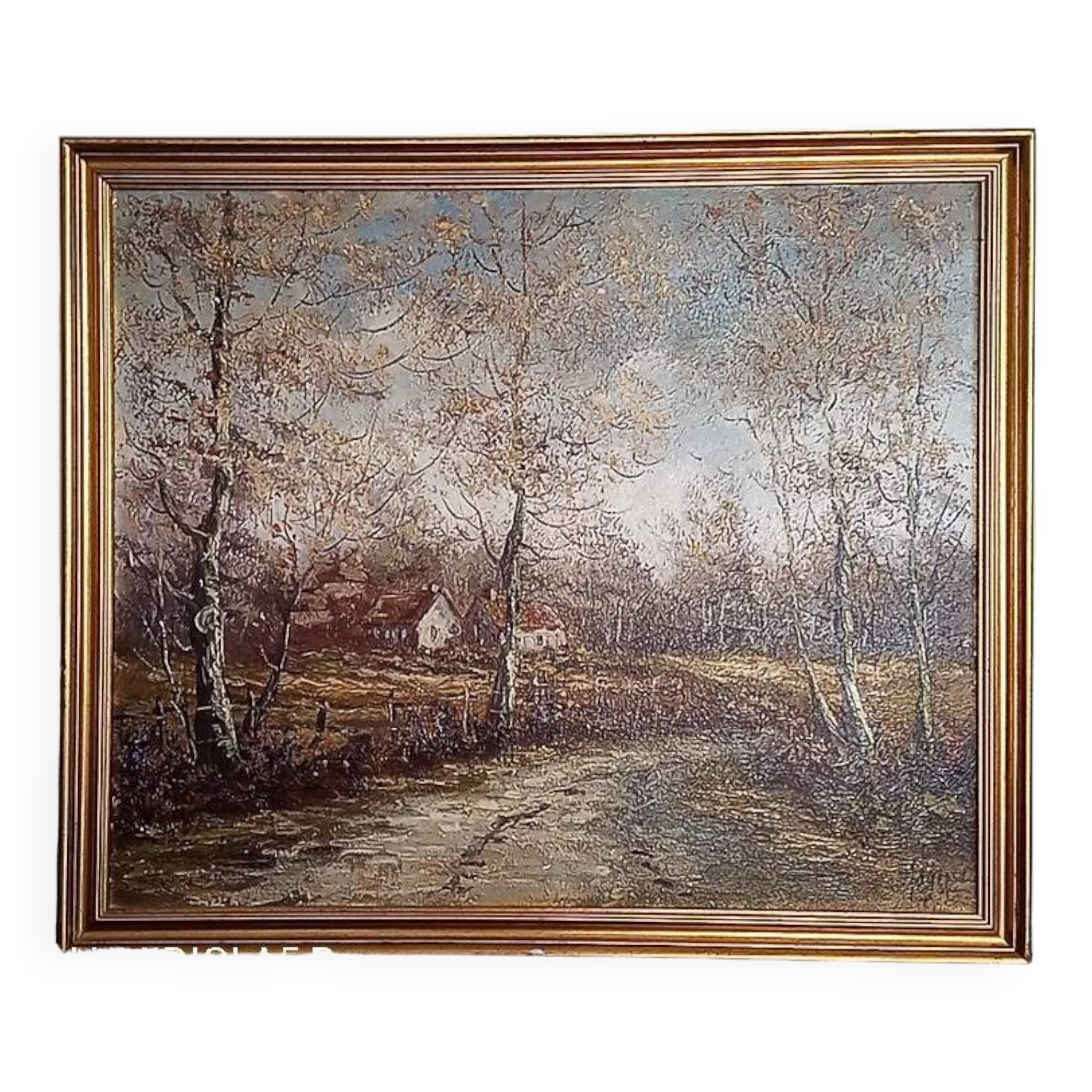 Robert Mogisse (1933-2016) Oil on canvas - 46 x 55 cm - landscape