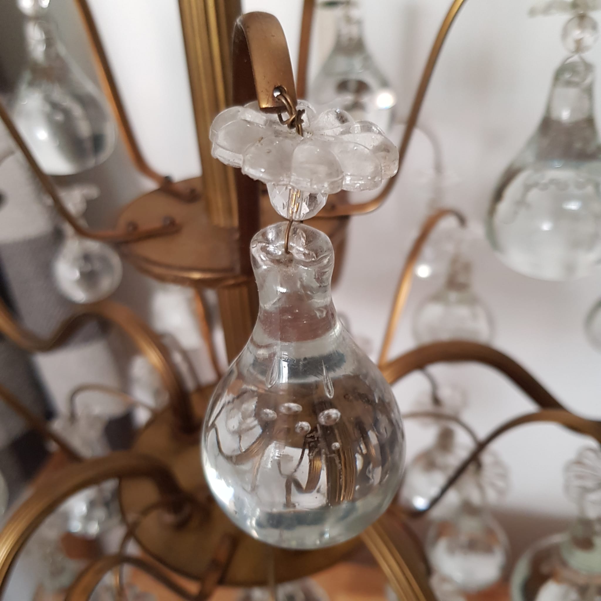 Swedish Orrefors Chandelier 1940's