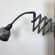 Grey Industrial Scissor Wall Lamp from Elektroinstala, 1960s