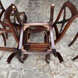 Set of 6 mahogany chairs from the early 19th century