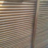 Double filing cabinet, curtain cabinet