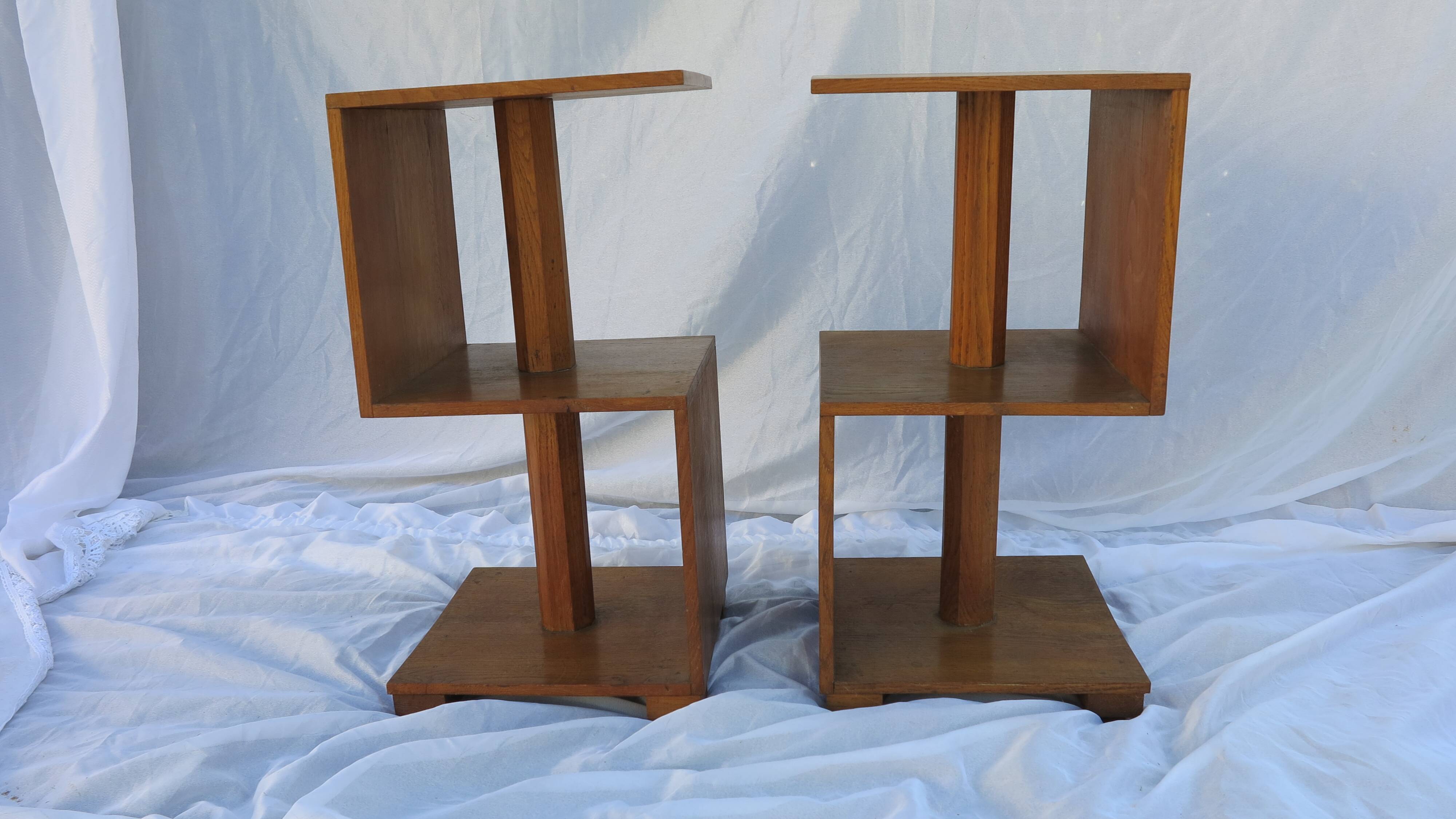 brutalist modernist bedside or sofa end area