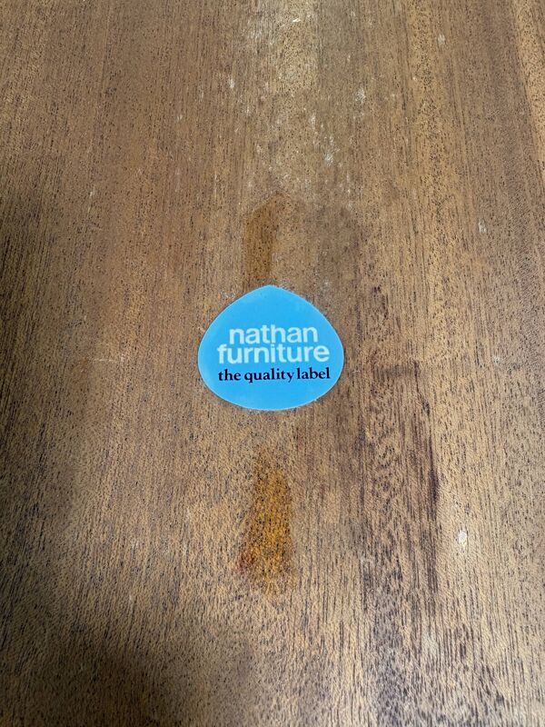 Table à manger ronde extensible en teck rétro des années 1960-1970 par Nathan