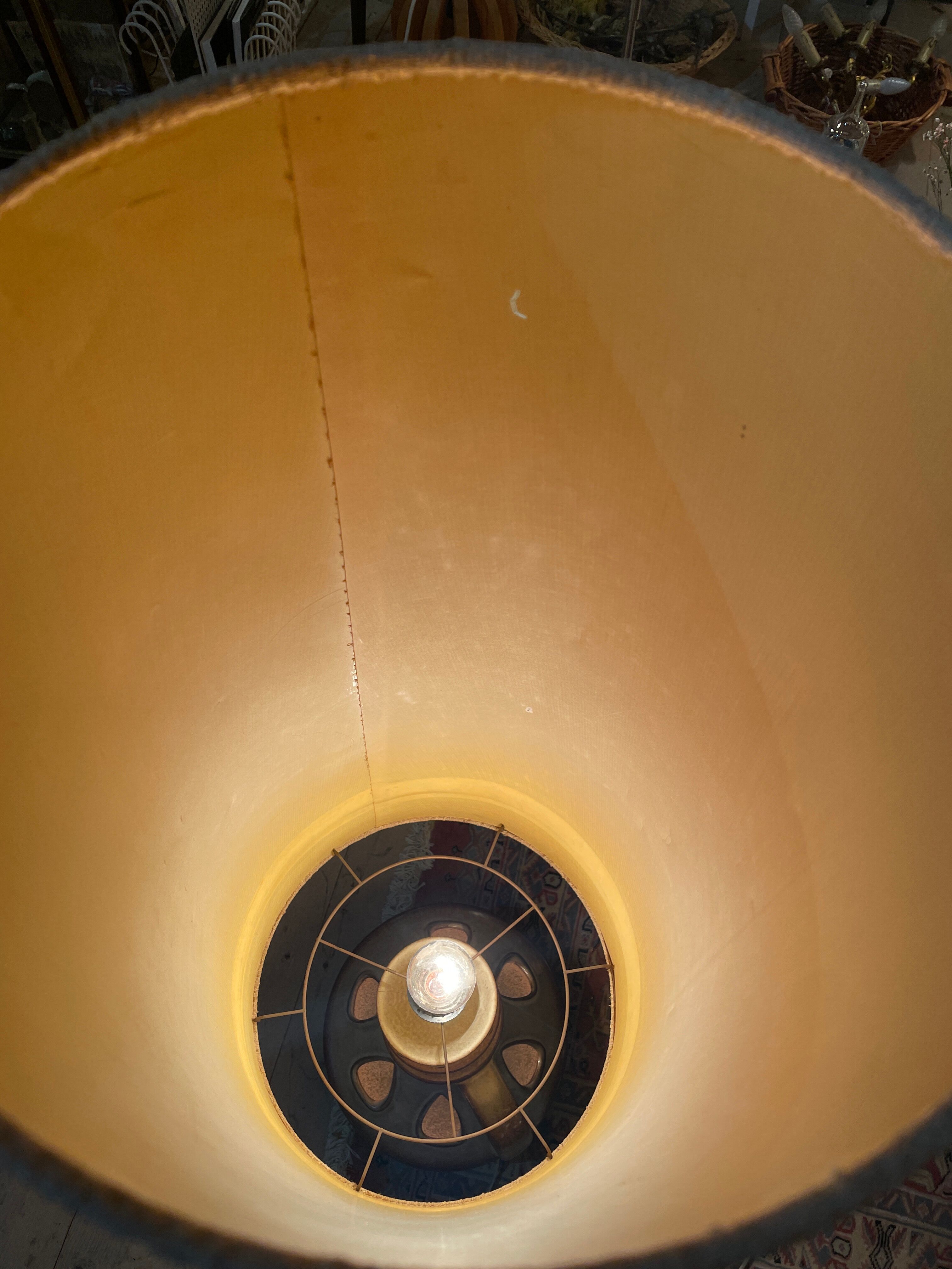 Ceramic parquet lamp