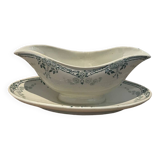 KG Luneville porcelain gravy boat