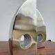 Bookends candle holders chrome aluminium