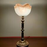 Lampe Corole néo-classique - Bronze, Pâte de verre - Années 1950/60