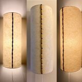 Long Japanese paper applique and pearl cord