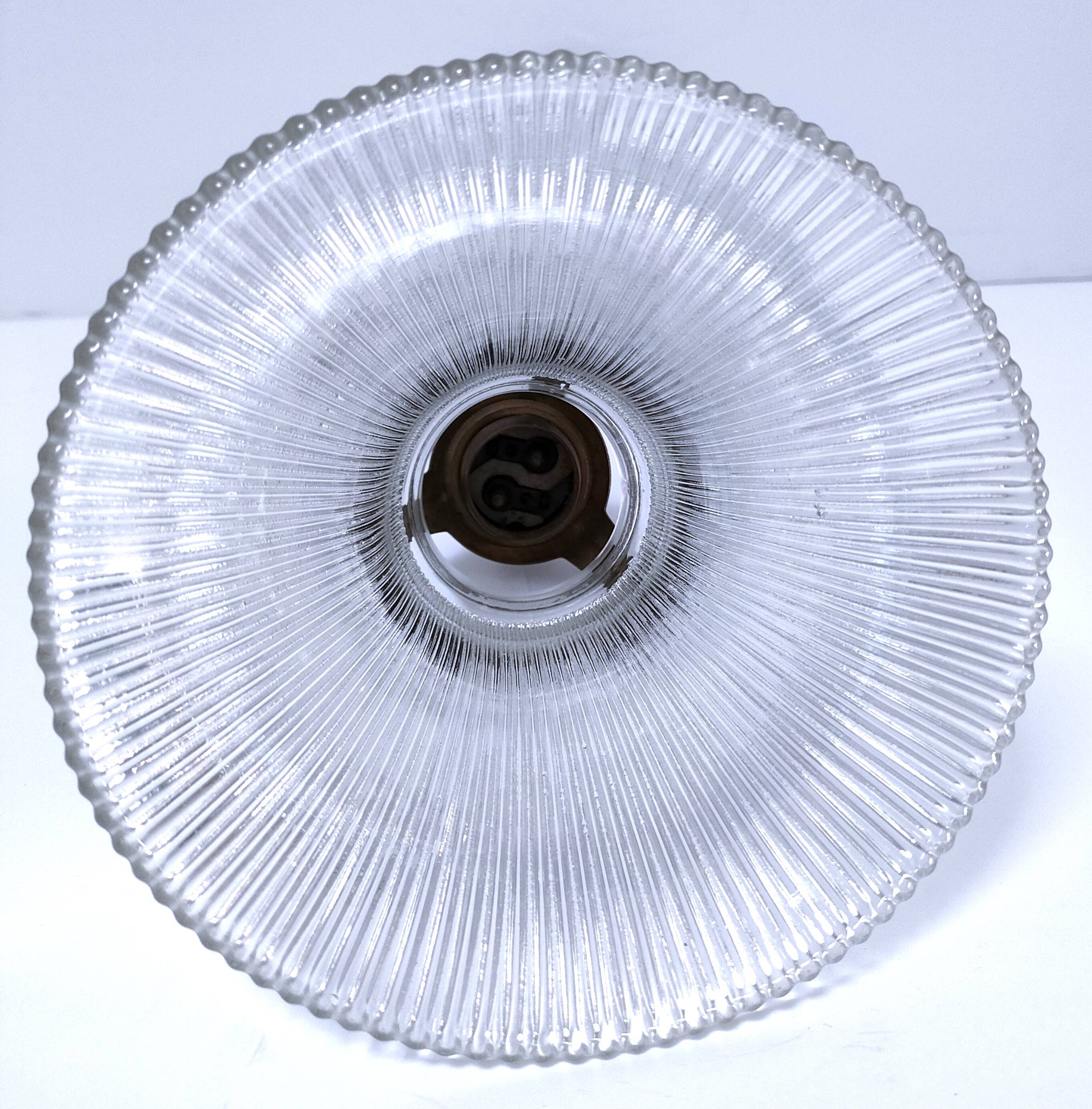 Brass porcelain glass wall light 1900