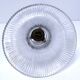 Applique laiton porcelaine verre 1900