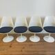 4 Tulip chairs by Saarinen