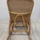 Rocking flesh adult wicker and bamboo