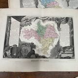 Old illustrated map of Gard