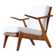 H. Brockmann Petersen lounge chair in oak Komfort Denmark 1960