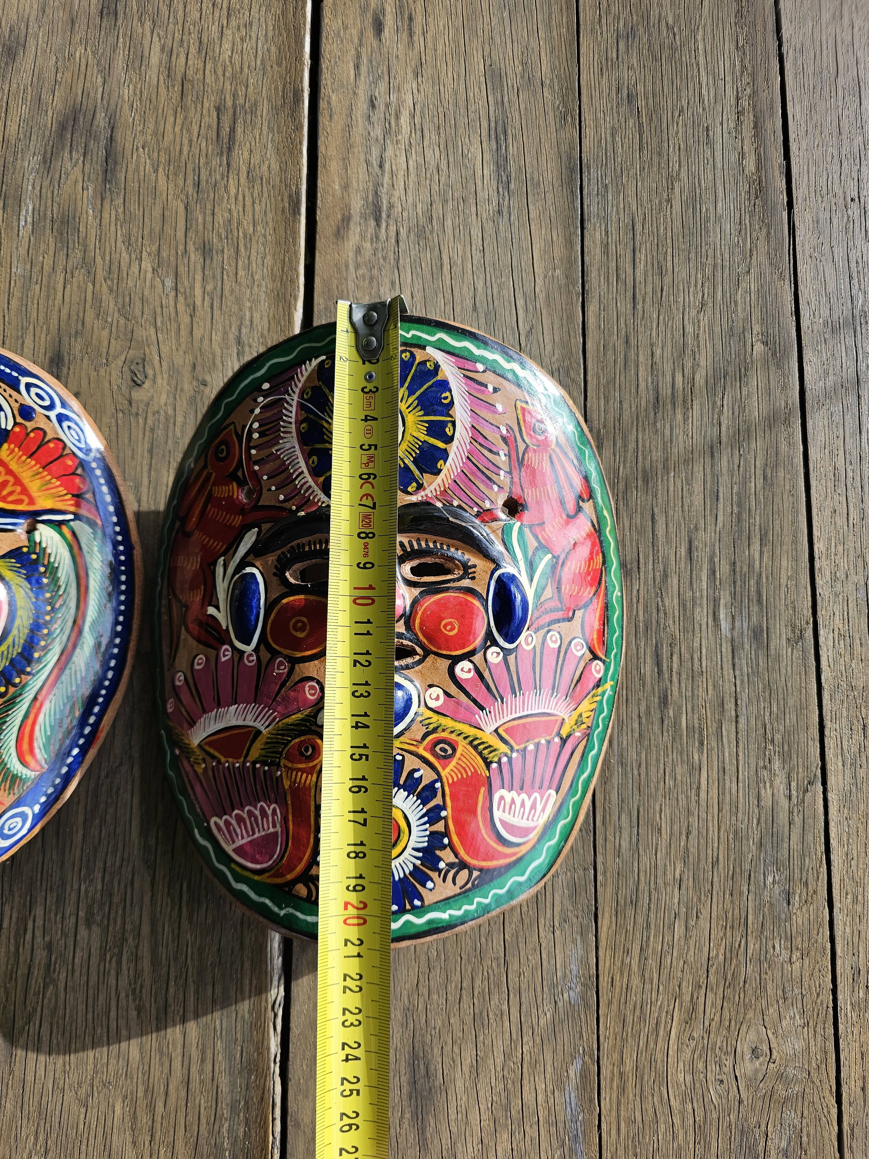 Mexican mask in terracotta