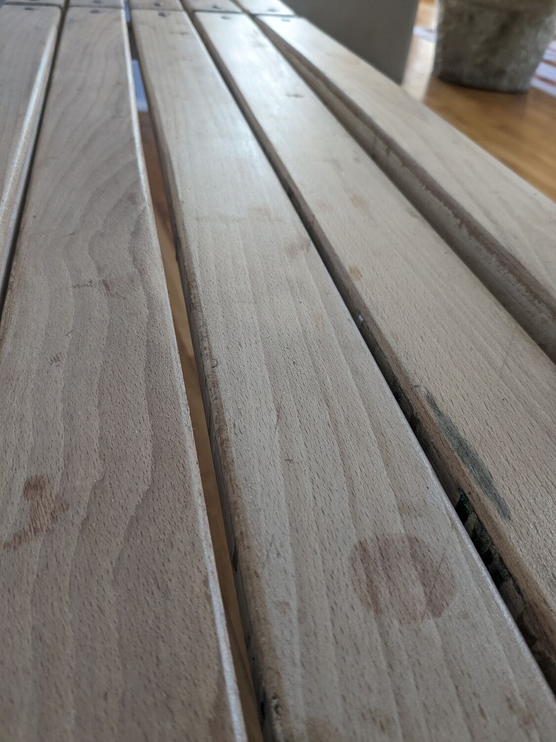 Large vintage school desk