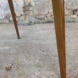 Coffe table vintage bean-shaped in formica, tripod foot, circa 1960s