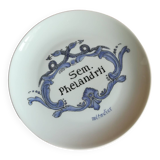 Tharaud Limoges Sem Phelandrii porcelain apothecary plate