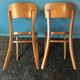 Paire chaise bistrot bois Thonet année 50/60
