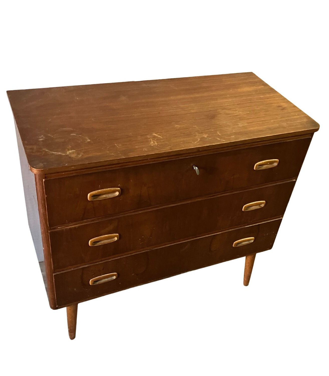 Scandinavian teak chest of drawers, 1960.