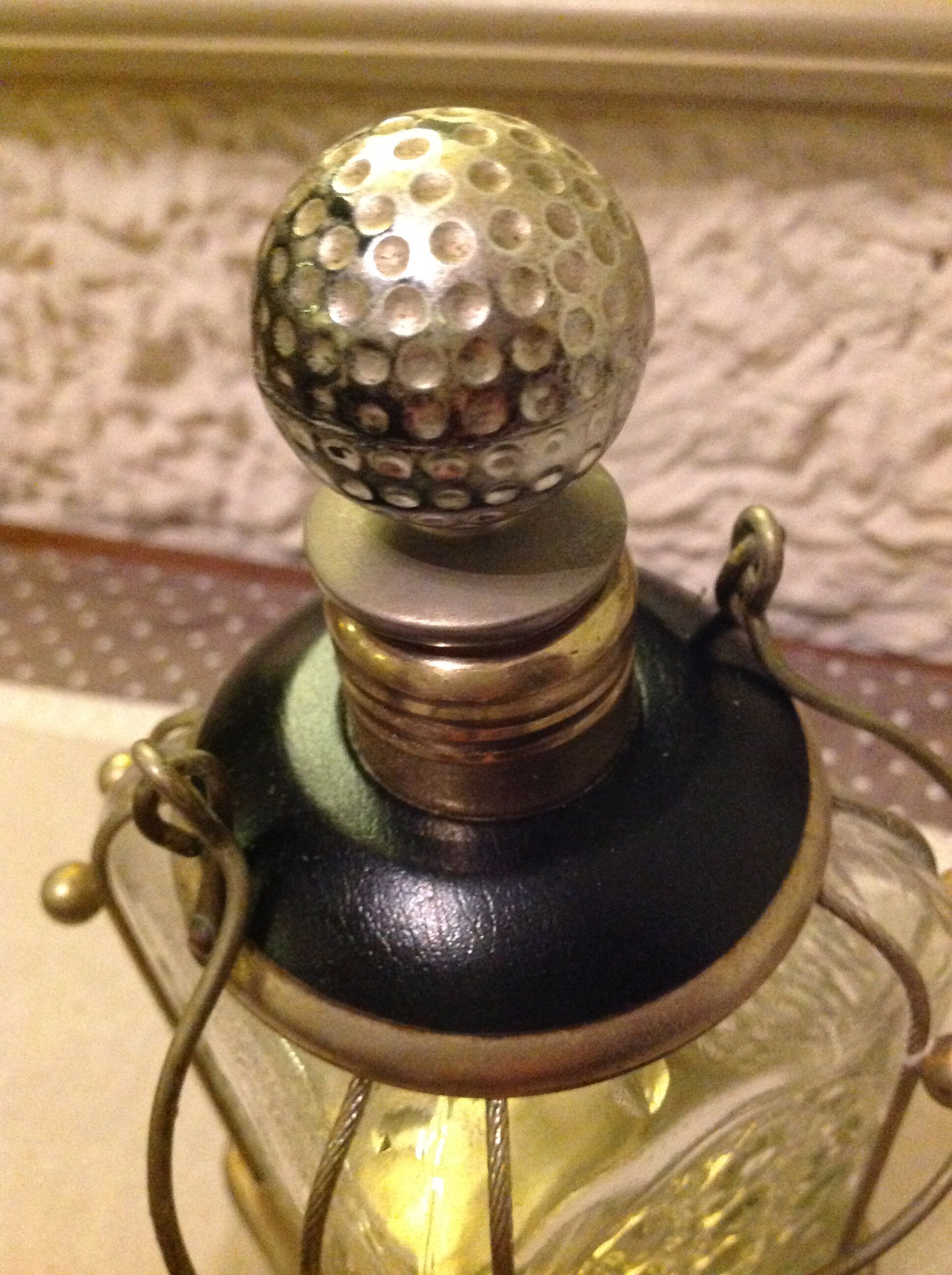 60s vintage cut glass decanter