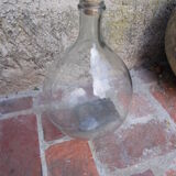 Dame jeanne en verre transparent