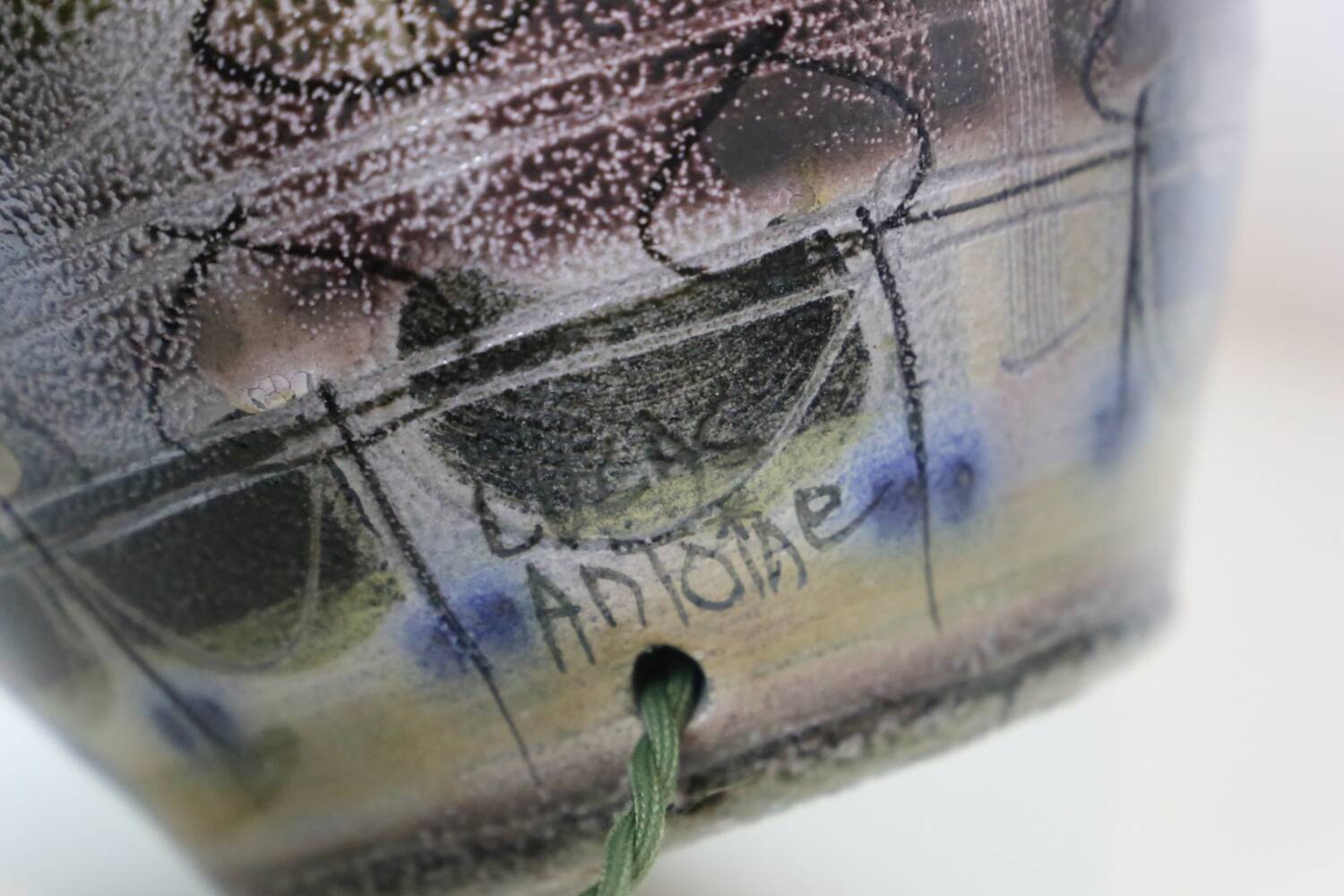 Lucas Antoine ceramic lamp base for Keraluc