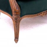 Antique sofa, late 19th century, France, after renovation.