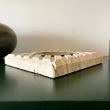 Empty pocket - travertine ashtray