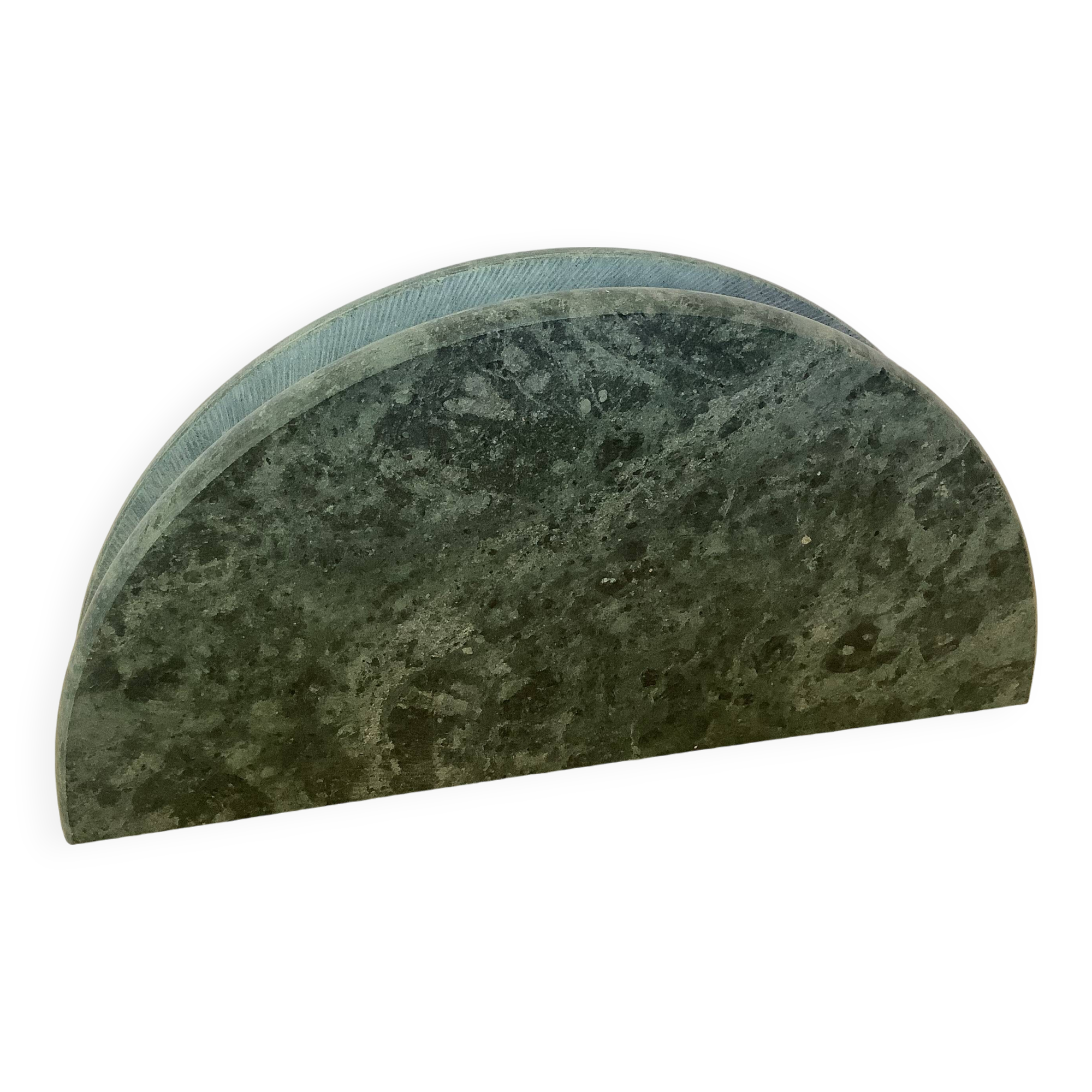 Green veined marble mail holder