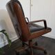 Kiruna executive chair by Luigi Vaghi (1975) – Black leather and tec
