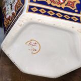 Pair of baluster vases in Imari porcelain