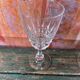 SET OF 6 CRISTAL D’ARQUES POMPADOUR WINE GLASSES HEIGHT 13CM