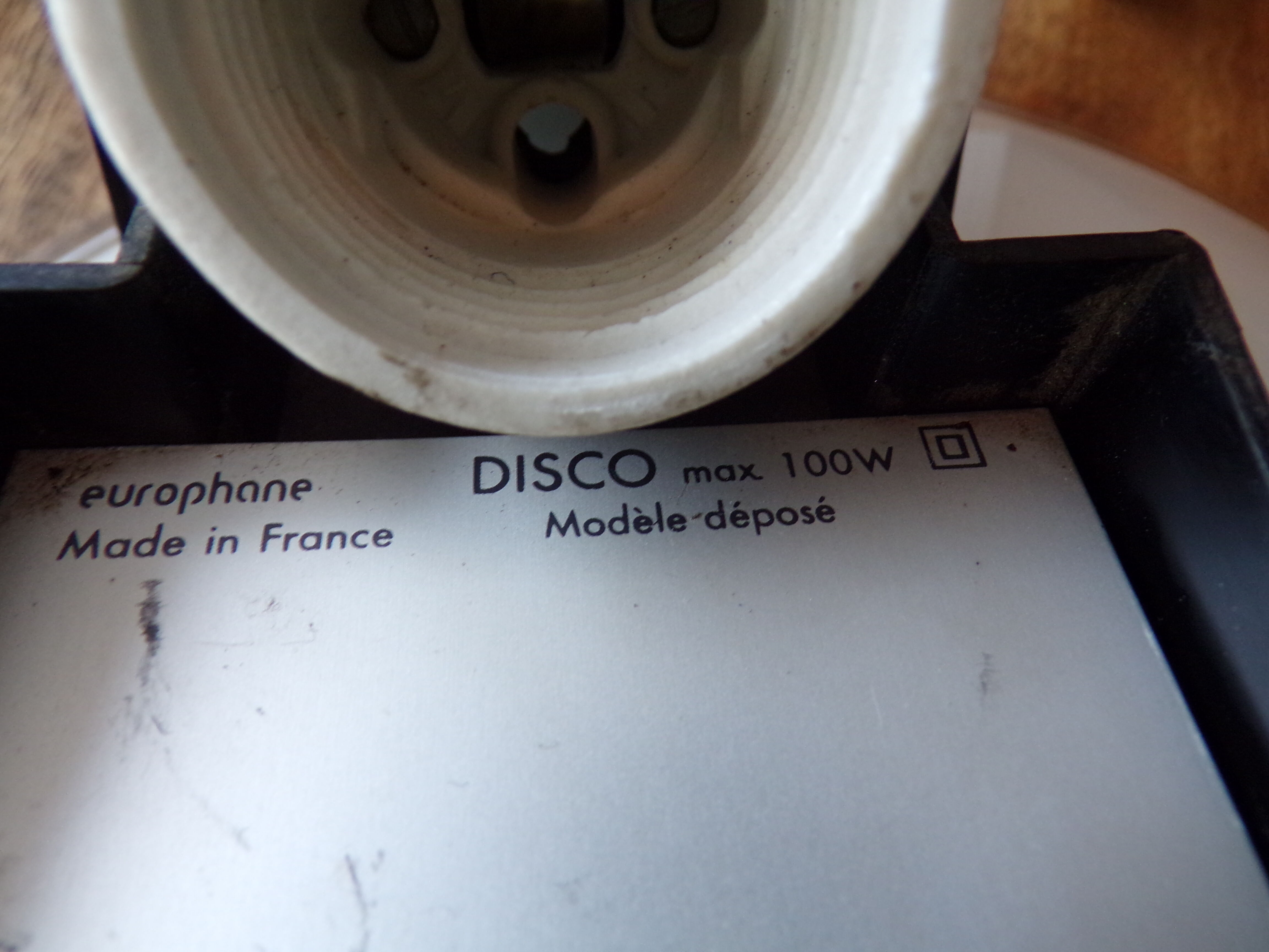 Pair of Europhane disco wall lamps