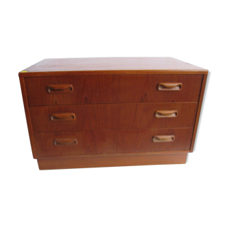 Commode en teck vintage