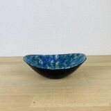 Vintage blue ceramic cup