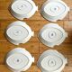 Set of 6 Royal Tettau German porcelain fish plates