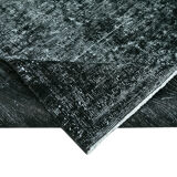 Tapis oriental surteint noué à la main 298 cm x 365 cm tapis en laine noire