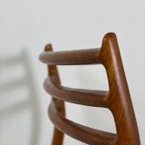 4 chairs model 78 by Nils O. Moller 1960